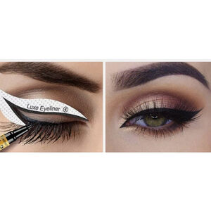 Quick Eyeliner & Eyeshadow Stencil Stickers – 10 Styles, Makeup Guide Tool
